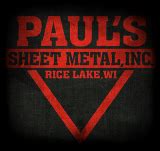 paul sheet metal rice lake